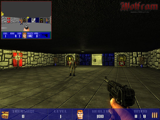 Wolfenstein 3D - Wolfram - классика теперь в 3D!